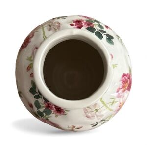 Ashland Floral Ceramic Vase - Pink and Green